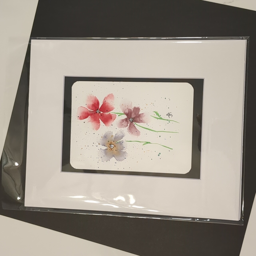 Original Watercolour painting Matted & ready to be framed - Picture 4 of 4